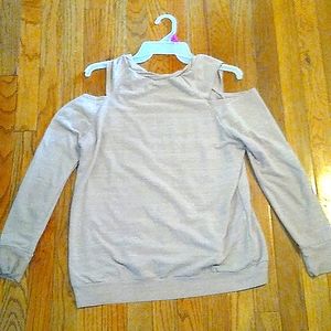 Cream, Poof, Long Sleeve Shirt